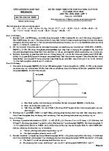 Đề thi chọn học sinh giỏi văn hóa cấp tỉnh môn Hóa học Lớp 9 - Năm học 2019-2020 - Sở giáo dục và đào tạo Bắc Giang